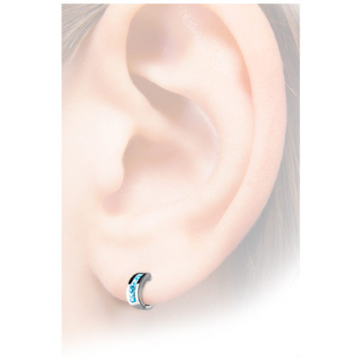aqua-huggie-earrings