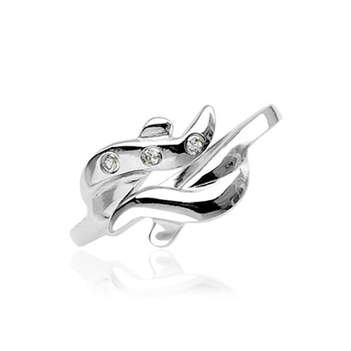 925 Sterling Silver Adjustable Size Toe Ring with Knot Design 