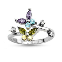 925 Sterling Silver Butterfly Toe Ring