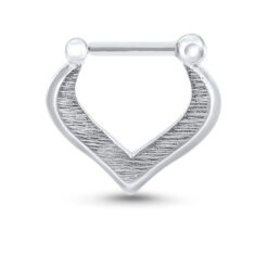 925 Sterling Silver, Gold Plated, Septum Clicker Tear Drop