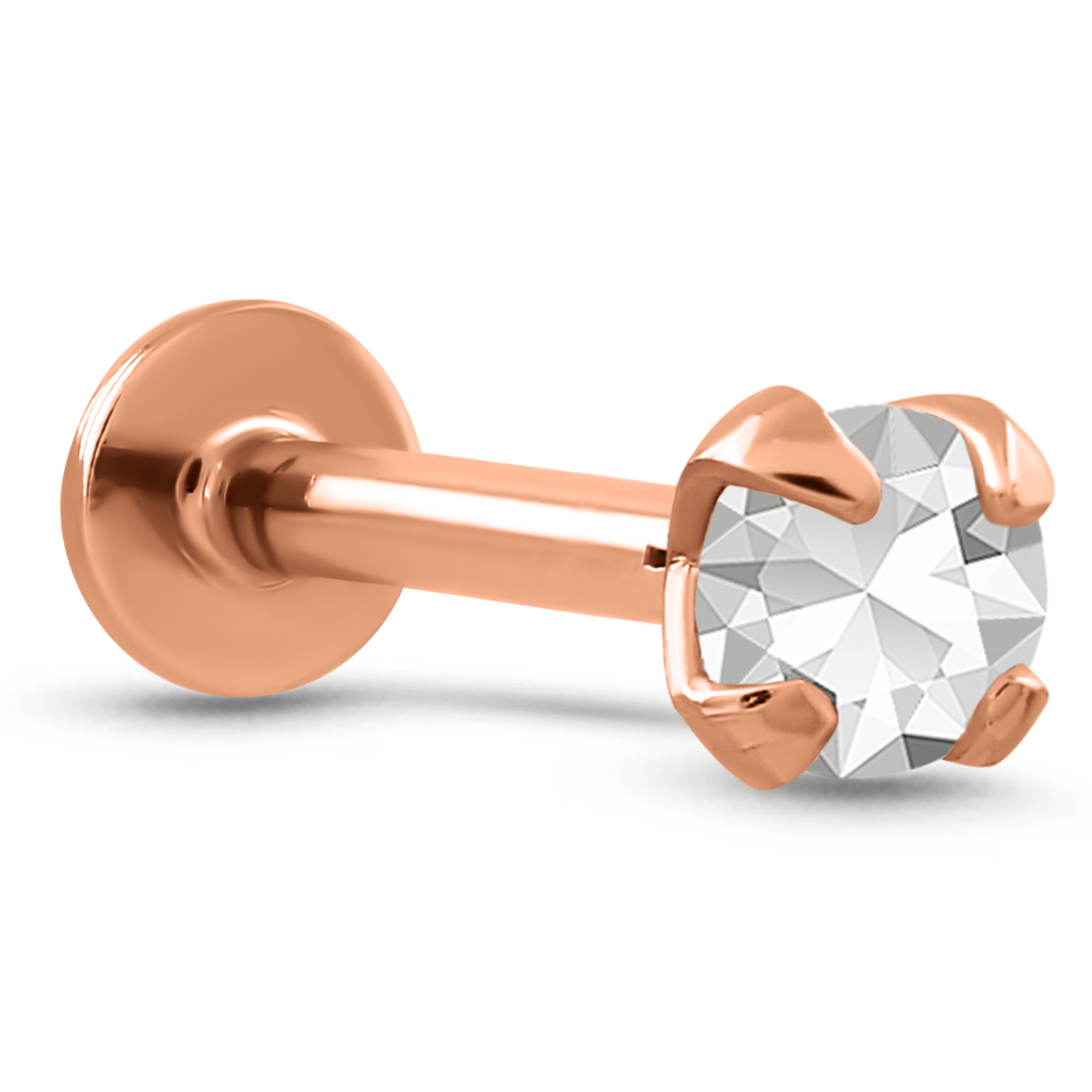 rose-Gold-genuie-Labret-3mm