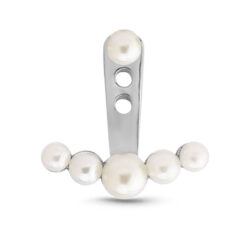 Pearl Ear Jacket Earrings Cartilage Tragus Helix Labret 316L Surgical Steel